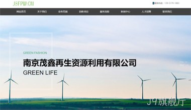 南京茂鑫网站案例